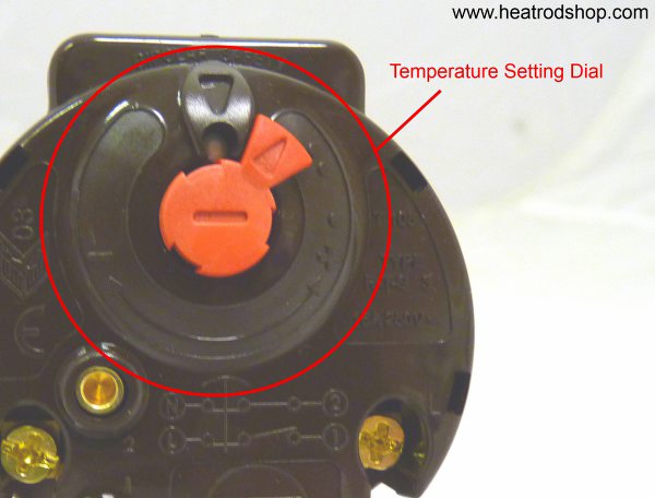temperature setting dial thermowatt